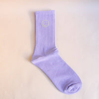 Socken "Smilie Lila" I Bazaar Noir
