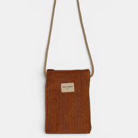 Handytasche von De La Mur in Barro, Cord cognac