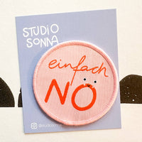 Bügelpatch, Aufnäher „einfach NÖ“ | Studio Sonna