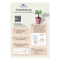 Grußkarte Mini Glücksklee I Faltmeister