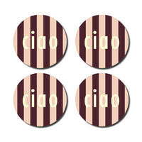 Untersetzer - coasters 4er Set | de lange tafel