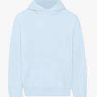 Großer, bunter Kapuzenpulli von Colorful Standard aus Bio-Baumwolle, weiche Oberfläche und lockere Passform, frontale Kapuze.