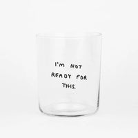 Glas mit Spruch 500ml | yahya studio