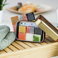 Seifendose mit Seifenminis, Puremetics