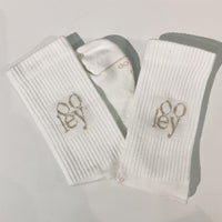 Socken mit Aufschrift, Ooley