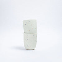 Keramik Becher/ Tasse „Party“ 220ml, egg back home