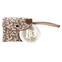 Geldbeutel Julia von Lot83, elegantes Accessoire aus Leder mit mehreren Kartenfächern und Reißverschluss, braun.