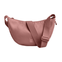 Kleine Moon-Bag von Got Bag, Rucksack und Hüfttasche, aus recyceltem Meeresplastik gefertigt, mit verstellbarem Tragegurt.
