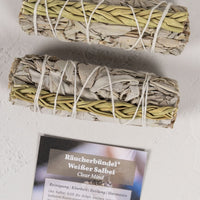 Räucherbündel „weißer Salbei & Sweetgrass“ | oh shanti