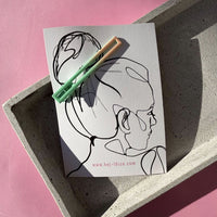 Haarklammer Neon Pastell, hej ibiza by Ute Arnold