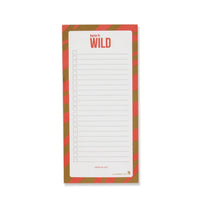 Wildstar To Do Notizblock aus Papeterie mit weißem Papier und pinkem Einband, ideal zum Organisieren und Notieren.