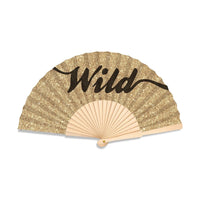 Fächer mit Aufschrift von Fantastico, bunter Accessoire-Fächer, handlich und stilvoll für den Sommer.