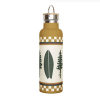 Robuste Roadtyping Trinkflasche aus Kunststoff, ideal für drinnen und draußen, mit auslaufsicherem Verschluss.