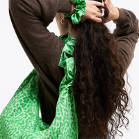 Scrunchie Cat Shark Green I Got Bag