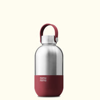 Isolierte Edelstahl-Trinkflasche 500 ml von Noma noma, robustes Design, auslaufsicherer Verschluss.