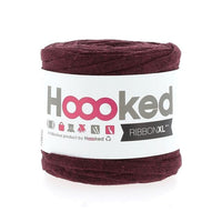 Bündchengarn RibbonXL von Hoooked, 125 g, in bunten Farben, mit dickem, weichem Garn für kreative Handarbeiten.