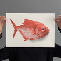 A3 Print Risographie | fluopink