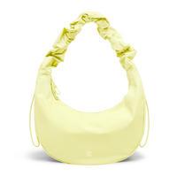 Got Bag Moon-Bag Ruffle in Sea Lemon, stilvoller Rucksack mit Rüschen, sichtbare Frontseite und Schatteneffekt