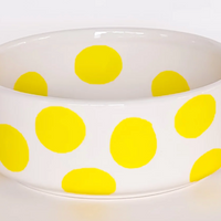 Schale "Stripes" von Magazin Minori, geometrisches Design, aus Keramik, perfekte Schüssel für Snacks oder Salat