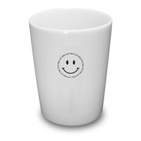 Keramik Becher/ Tasse Smiley, Goldscherben
