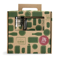 Eco Brotbox Starter-Set mit nachhaltigen Brotdosen für drinnen und draußen, inklusive Verpackung und Zubehör.