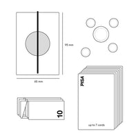 INTO Geldbeutel S aus Papier, passt in Rucksäcke und HipBags, langlebig und umweltfreundlich, zeigt das kompakte Design.