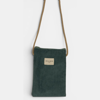 Handytasche von De La Mur in Jade, Cord grün