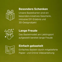 Grußkarte Mini Glücksklee I Faltmeister
