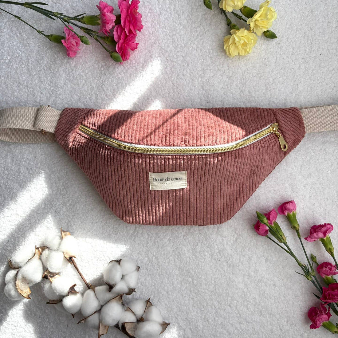 Bauchtasche Kord | Fleurs de coton créations