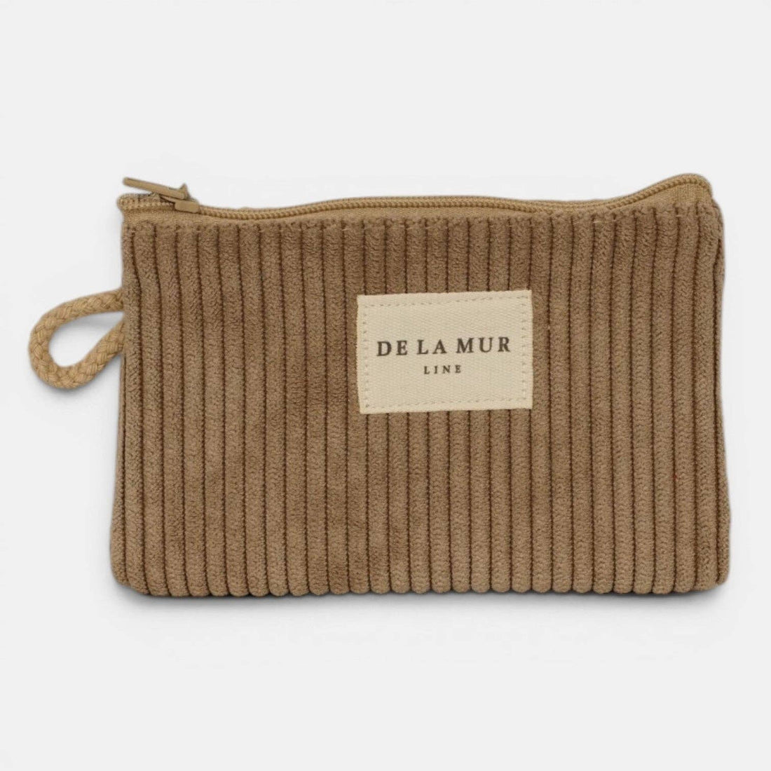 Geldbeutel von De La Mur in Toast, Cord braun