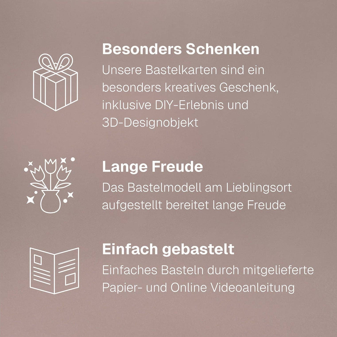 Grußkarte Glücksklee I Faltmeister