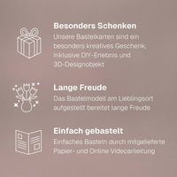 Grußkarte Glücksklee I Faltmeister