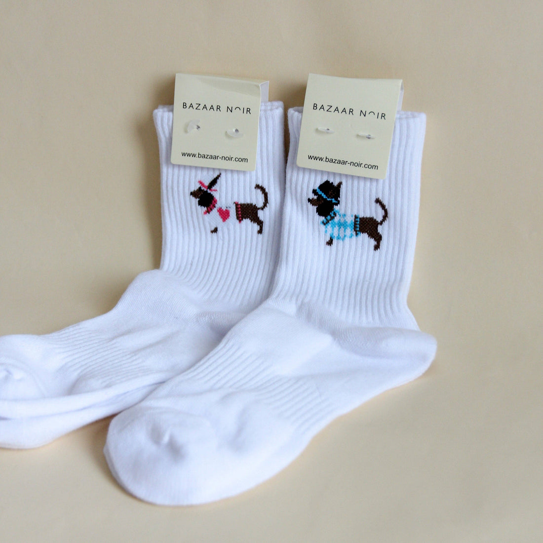 Tennis Socken "Dackel - bayrisch" I Bazaar Noir