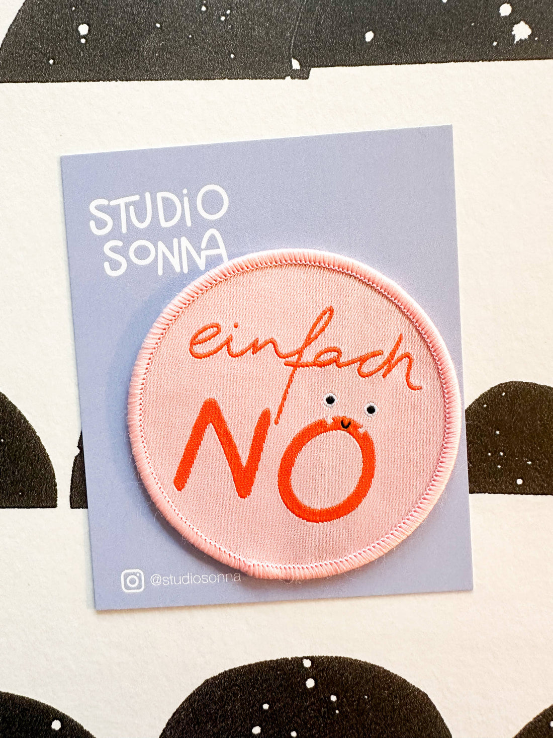 Bügelpatch, Aufnäher „einfach NÖ“ | Studio Sonna