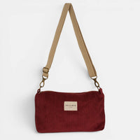 Clutch von De La Mur in Arde, Cord bordeaux