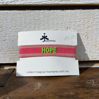 Armband „hope“ rosa/neon grün, Josemma