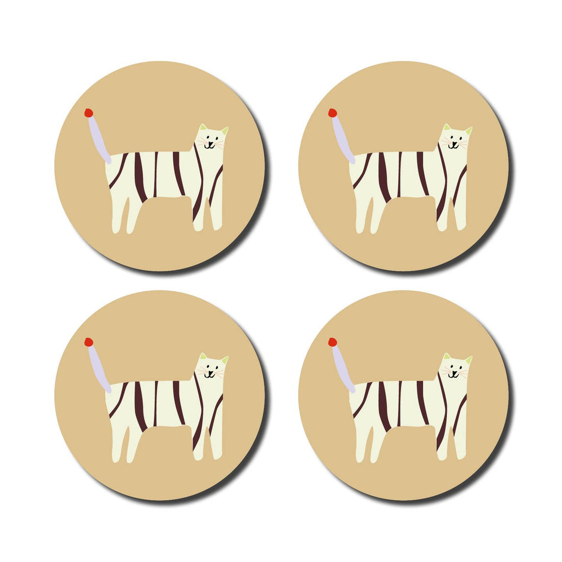 Untersetzer - coasters 4er Set | de lange tafel