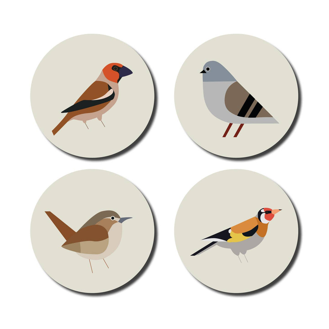 Untersetzer - coasters 4er Set | de lange tafel