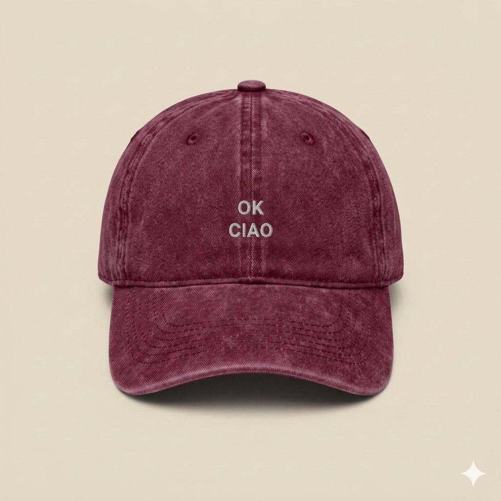 Cap "OK CIAO" I Bazaar Noir