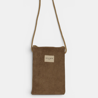 Handytasche von De La Mur in Toast, Cord braun
