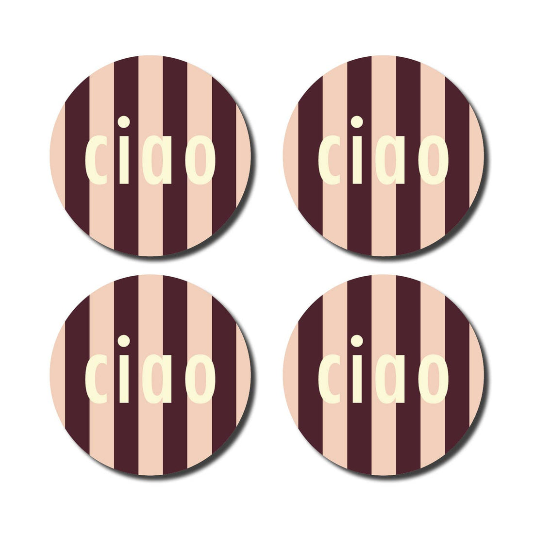 Untersetzer - coasters 4er Set | de lange tafel