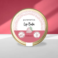 Lippenbalsam von Puremetics, natürliche Pflege, cremige Textur in einer eleganten Verpackung, ideal für geschmeidige Lippen