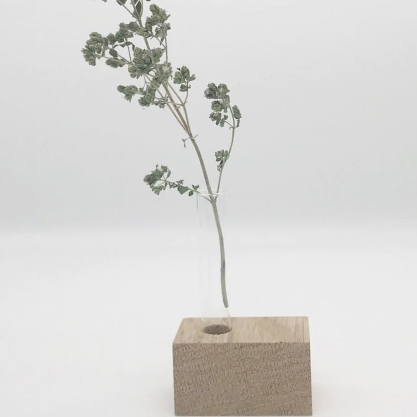 Minivase Holz | Stadtrand Stil