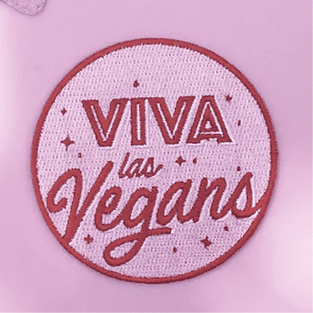 Bügelsticker ‘viva las vegans’ , malicieuse