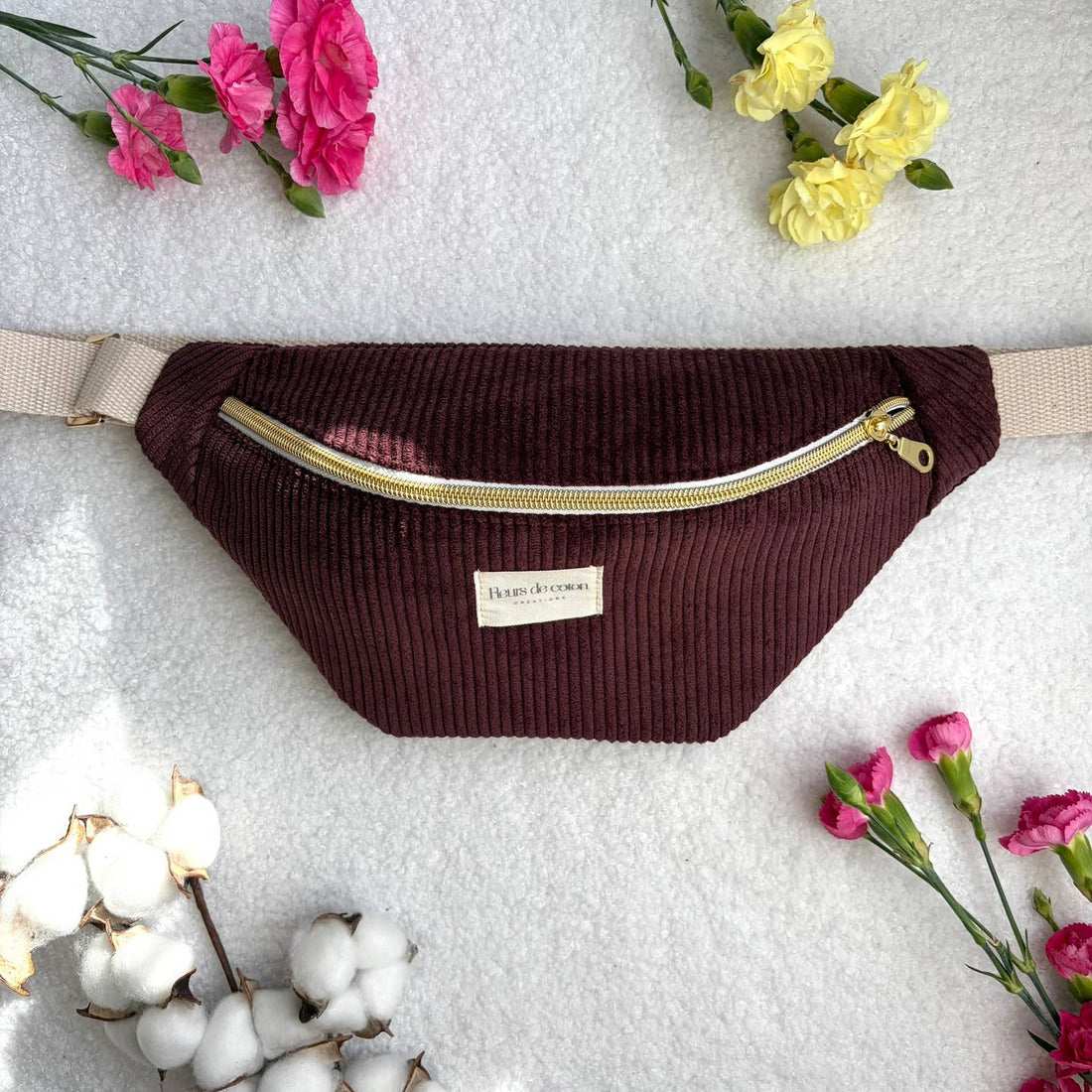 Bauchtasche Kord | Fleurs de coton créations
