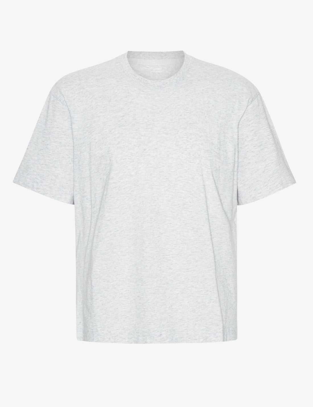 Oversized Bio-T-Shirt von Colorful Standard in bunten Farben, bequemes Baumwoll-Bekleidungsstück, frontal sichtbar auf weißem Hintergrund