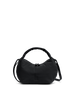 Got Bag Cloud-Bead-Bag in Black – gepolsterte Tasche in Halbmondform mit wattiertem Henkel und Schultergurt
