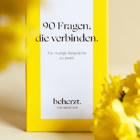 Spiel “90 Fragen die verbinden - Für mutige Gespräche zu zweit” | beherzt