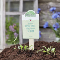 Saatgrüße mit Spruch, Stadtgärtner