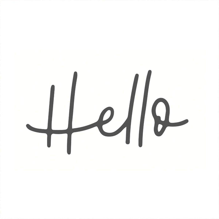 Stempel „Hello“, May & Berry